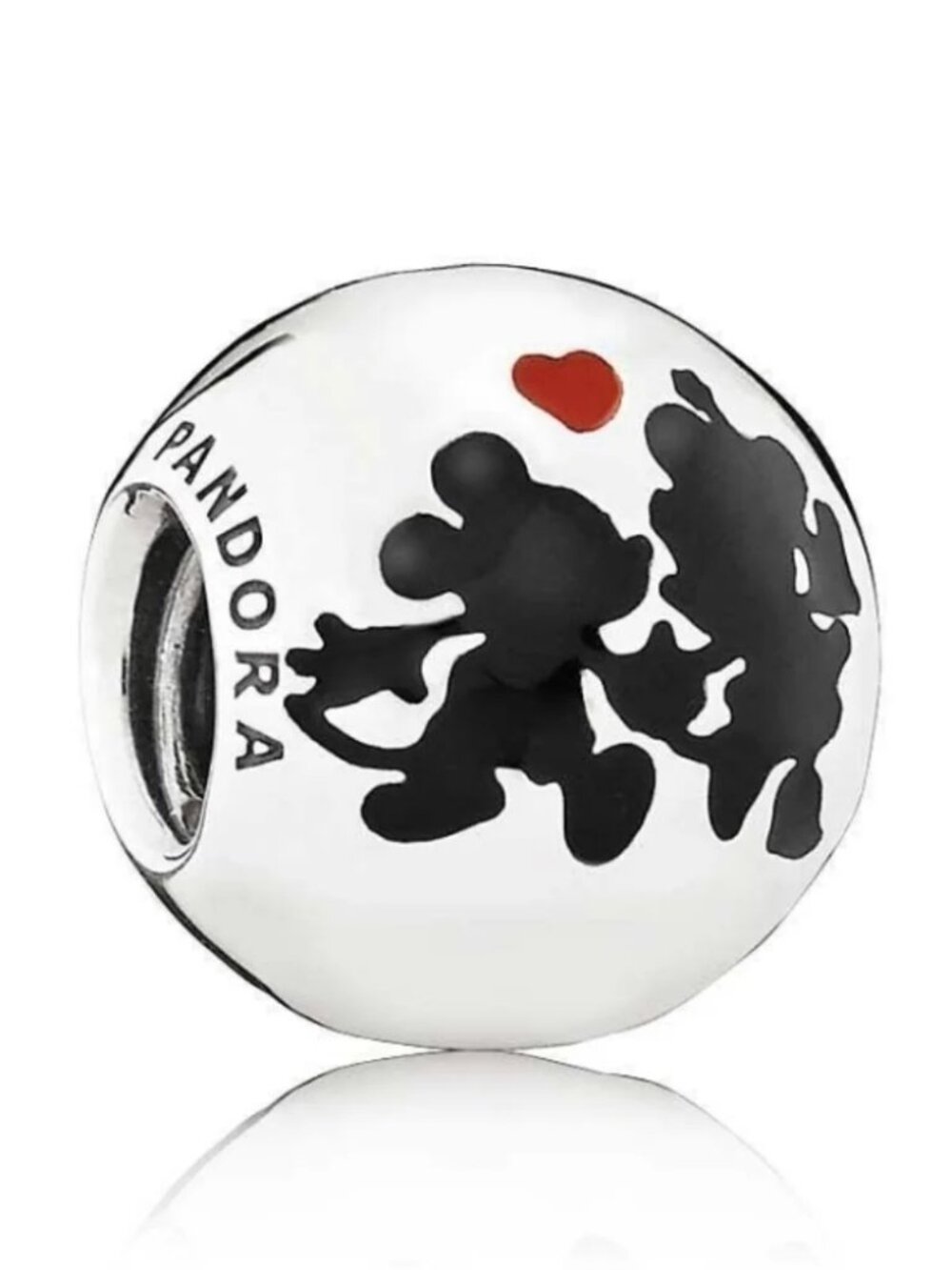Pandora Disney Minnie & Mickey Forever Silver & Enamel Charm Disneyland